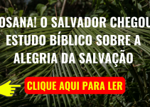 Hosana! O Salvador Chegou – Estudo bíblico Sobre a Alegria da Salvação!