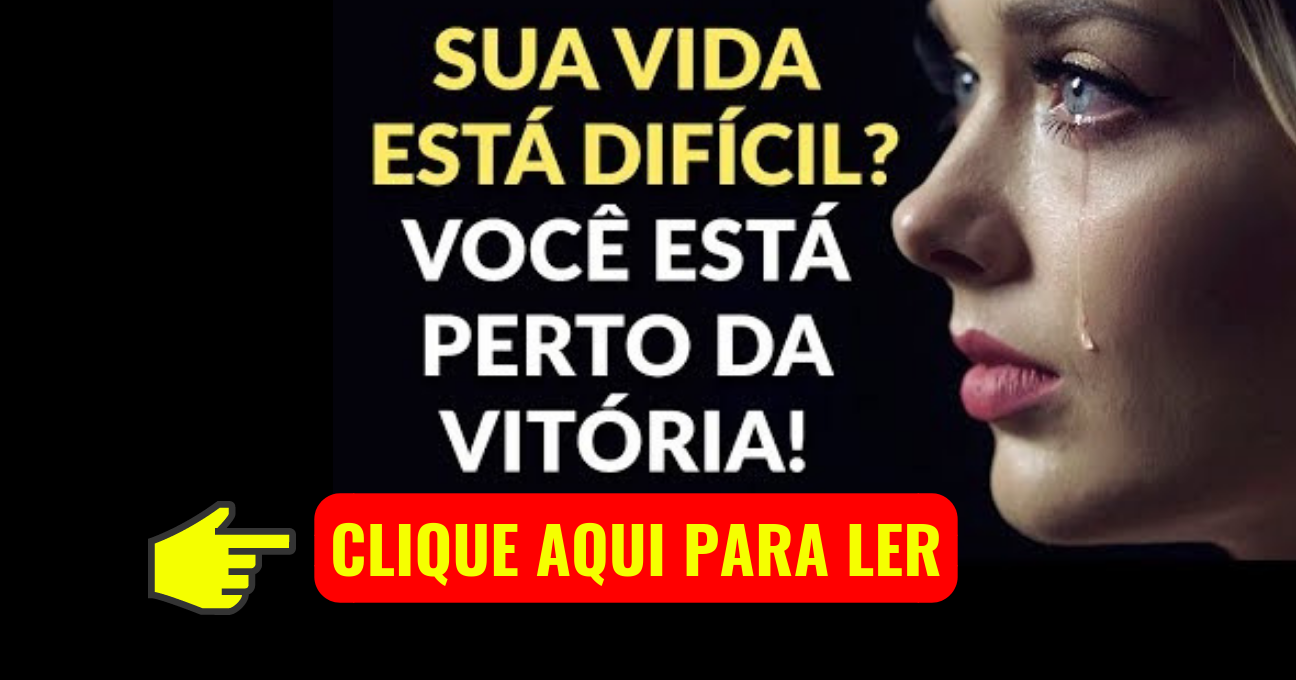 NÃO DESISTA AGORA! SUA BÊNÇÃO ESTÁ CHEGANDO!