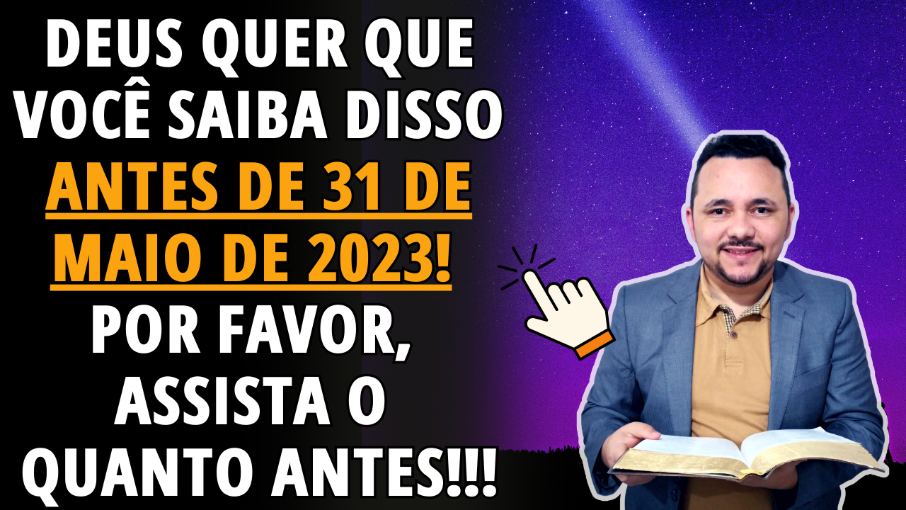 Palavra de Hoje – Sexta 19 de Maio de 2023